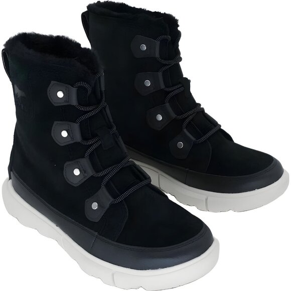 Sorel Women's Explorer Next Joan Winter Boots, Black, Size 7.5 - Picture 4 of 6